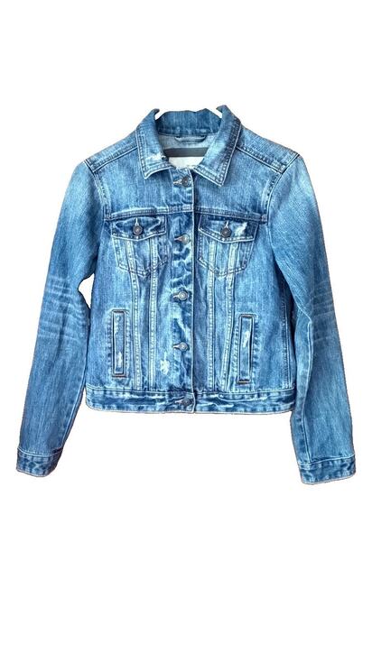 Abercrombie & Fitch Jackets & Blazers - Abercrombie & Fitch Vintage Distressed Denim Trucker Jacket Y2K Women's Size M